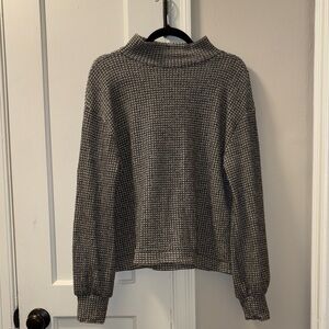 BKE Gray Cowl Neck Sweater